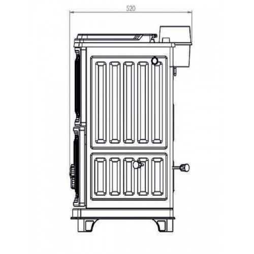 midi tek kapak soba ST-187