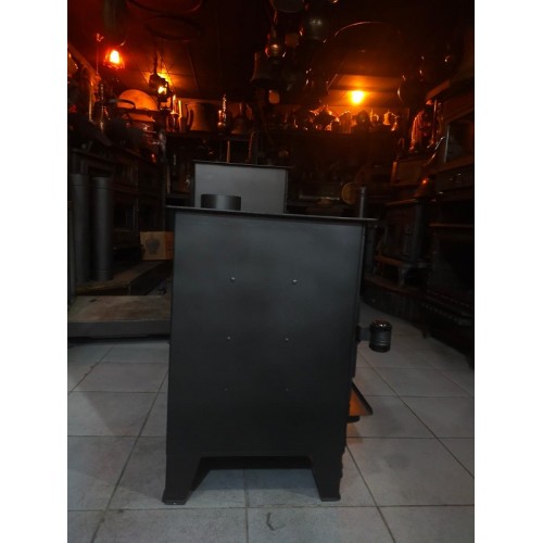 camlı odun kömür şömine ST-102