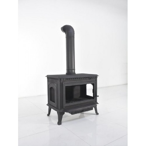 Döküm şömine işlemeli pencere ve dış yüzey 022