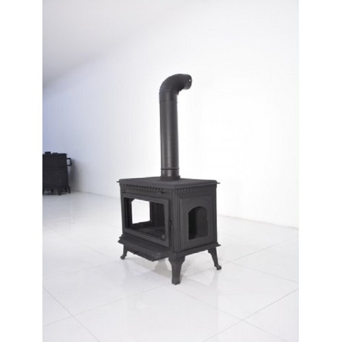 Döküm şömine işlemeli pencere ve dış yüzey 022