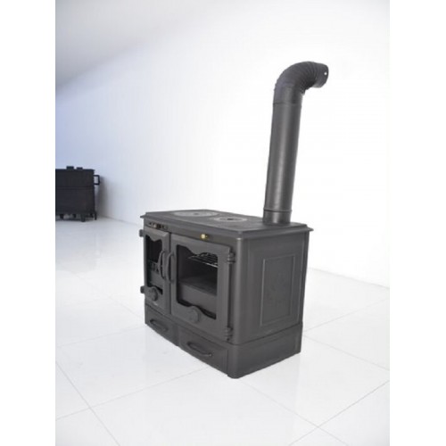 Döküm şömine camlı fırınlı 029