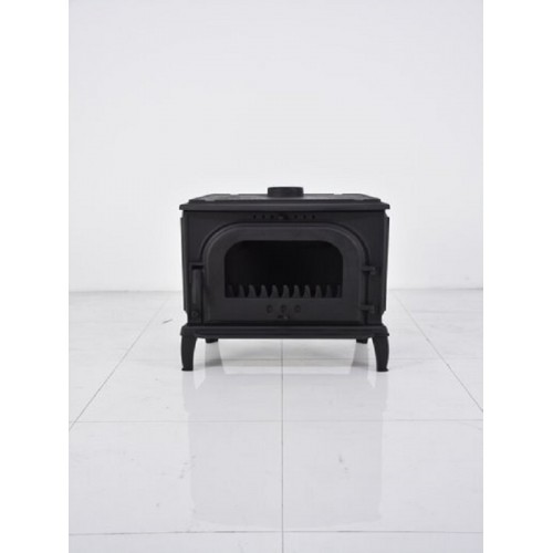 Döküm şömine yan camlı 023-b