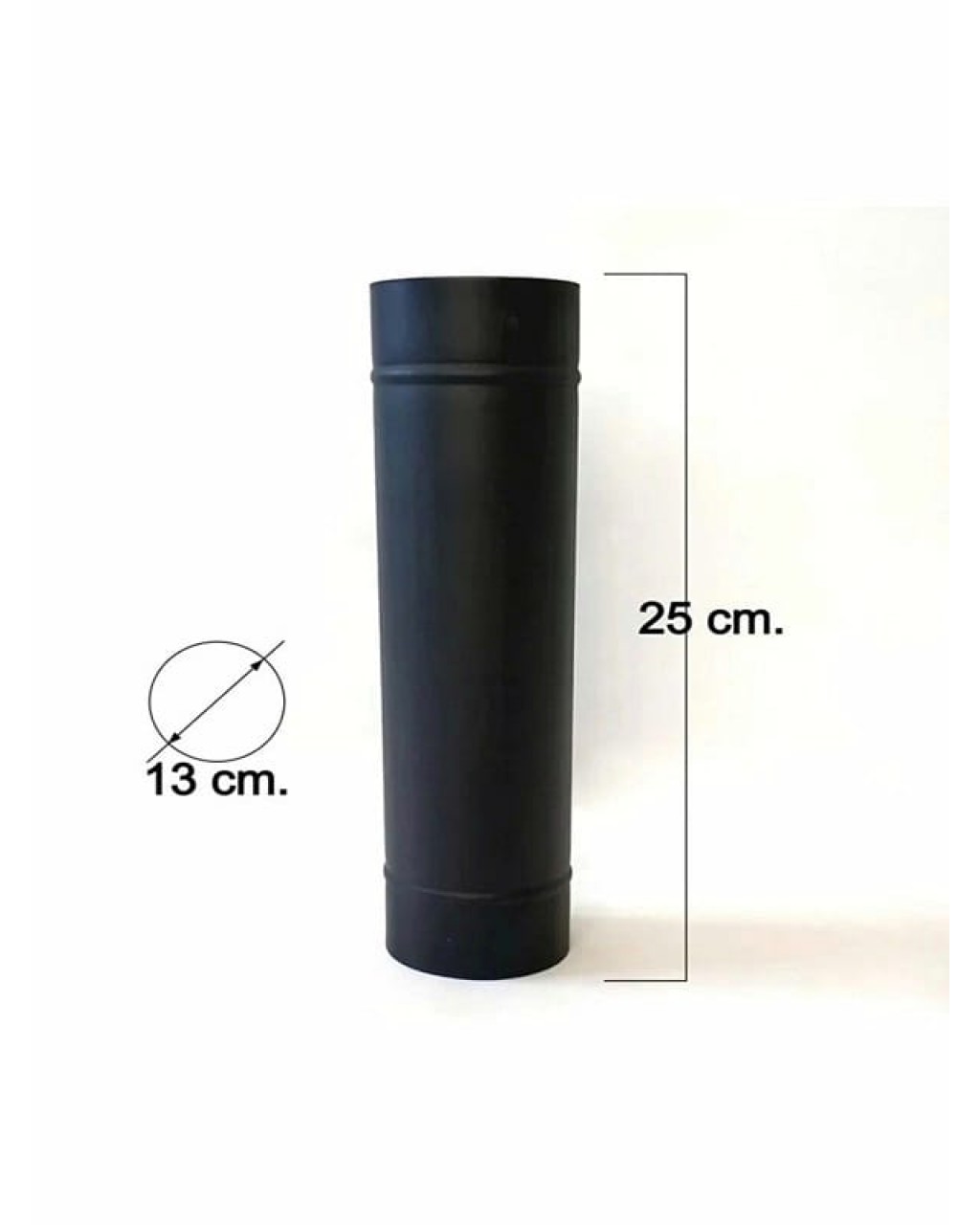 siyah 25 cm boru st-574